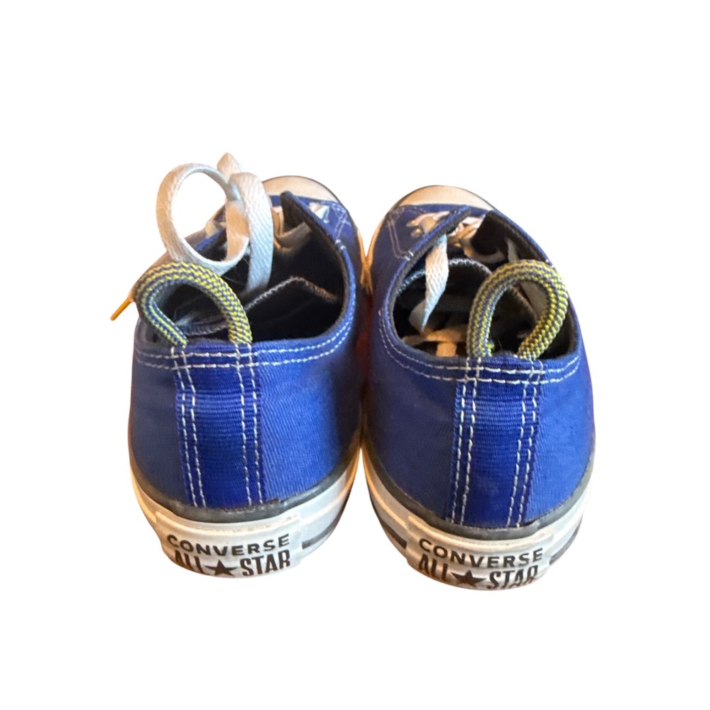 Converse All Star Low Top Blue Canvas Sneakers Youth 6 Women's‎ 7.5 - Picture 4 of 7